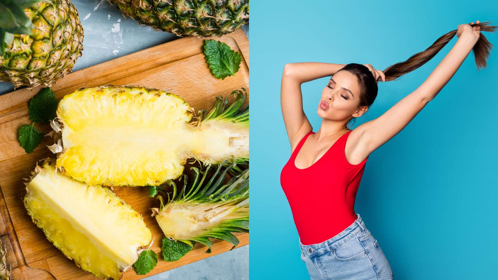 Pineapple for hair: Benefits and how to use it